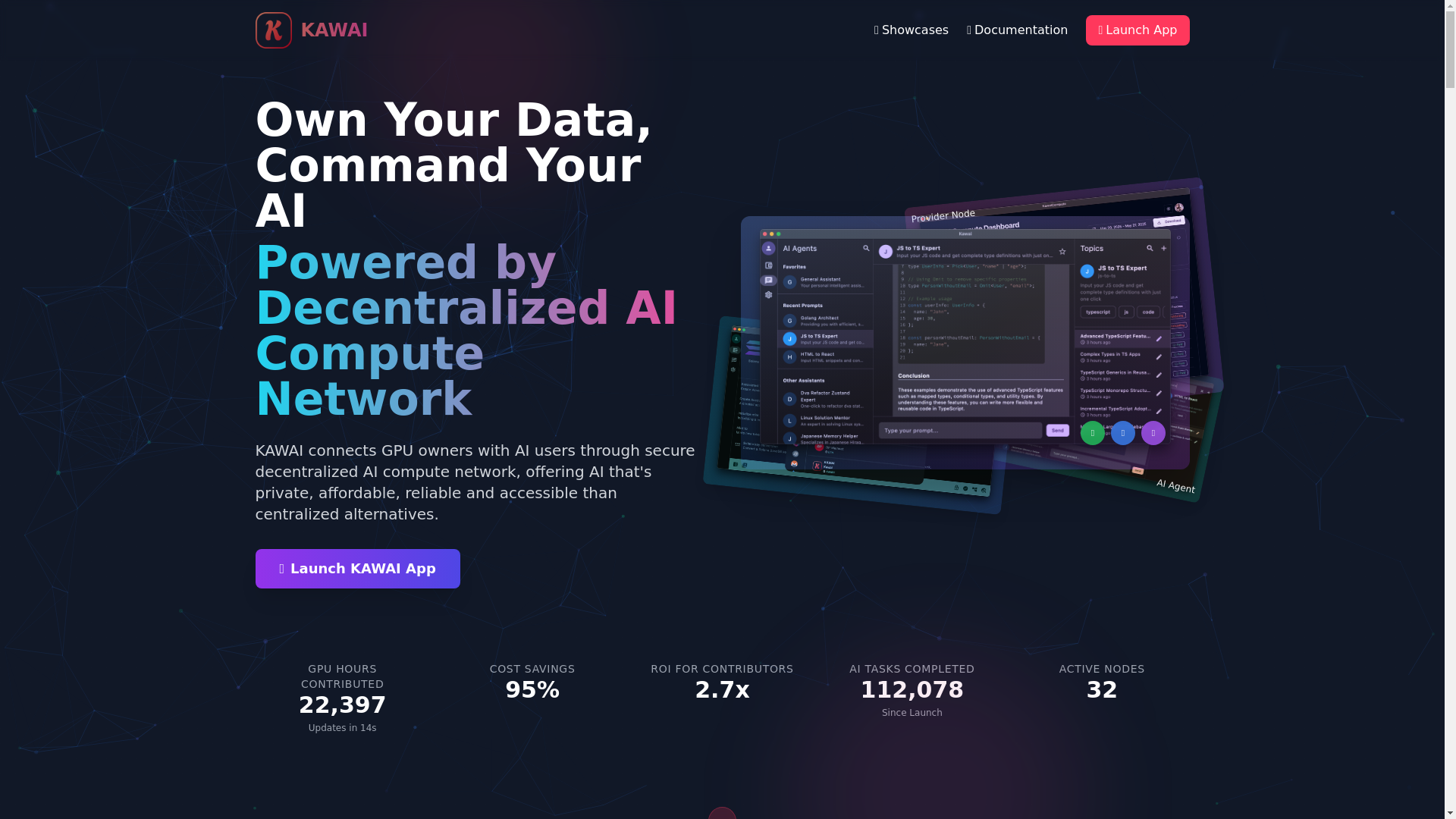 website screenshot of https://kawai-website.pages.dev/