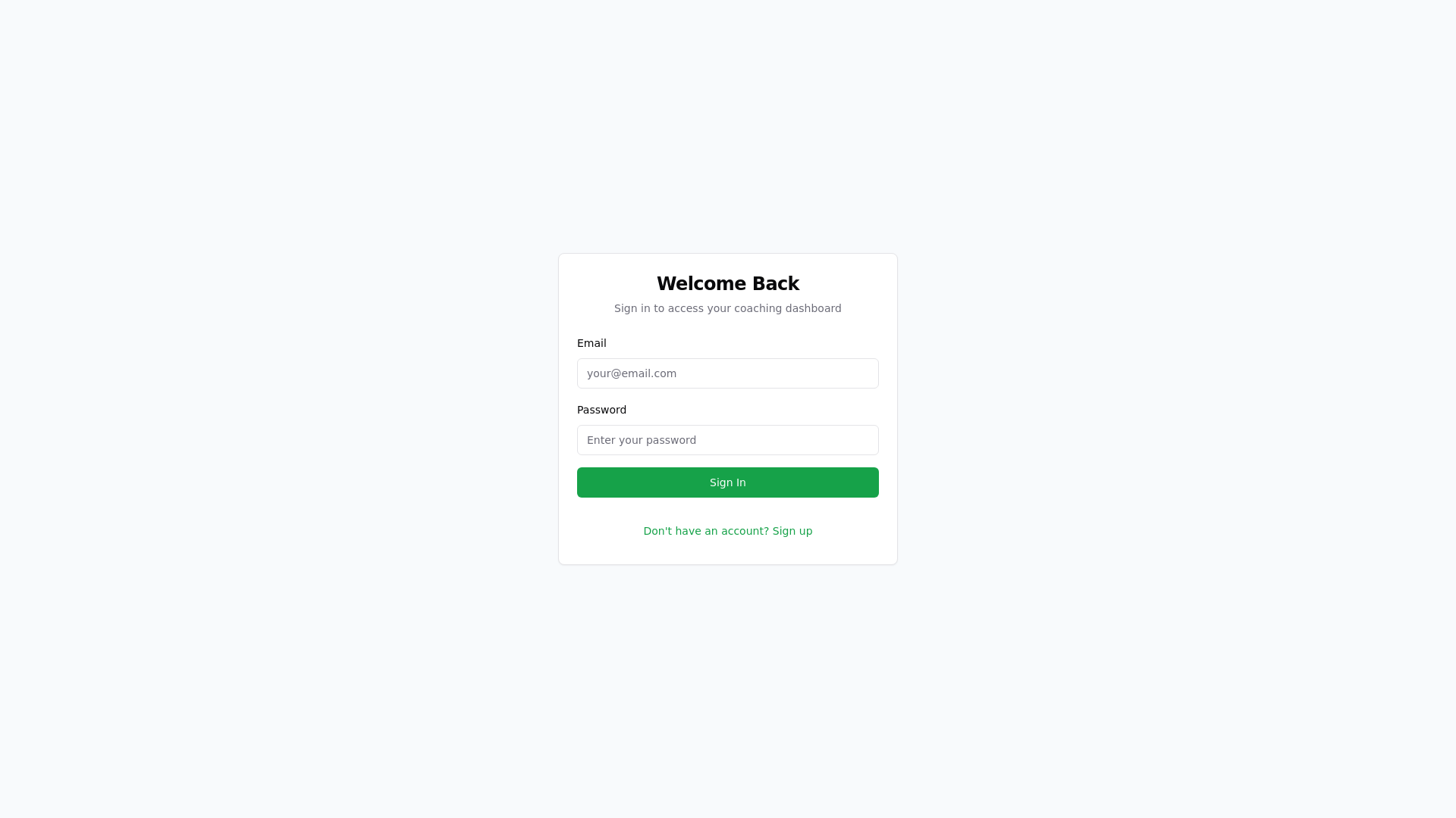 website screenshot of https://soccercoachhq.com/