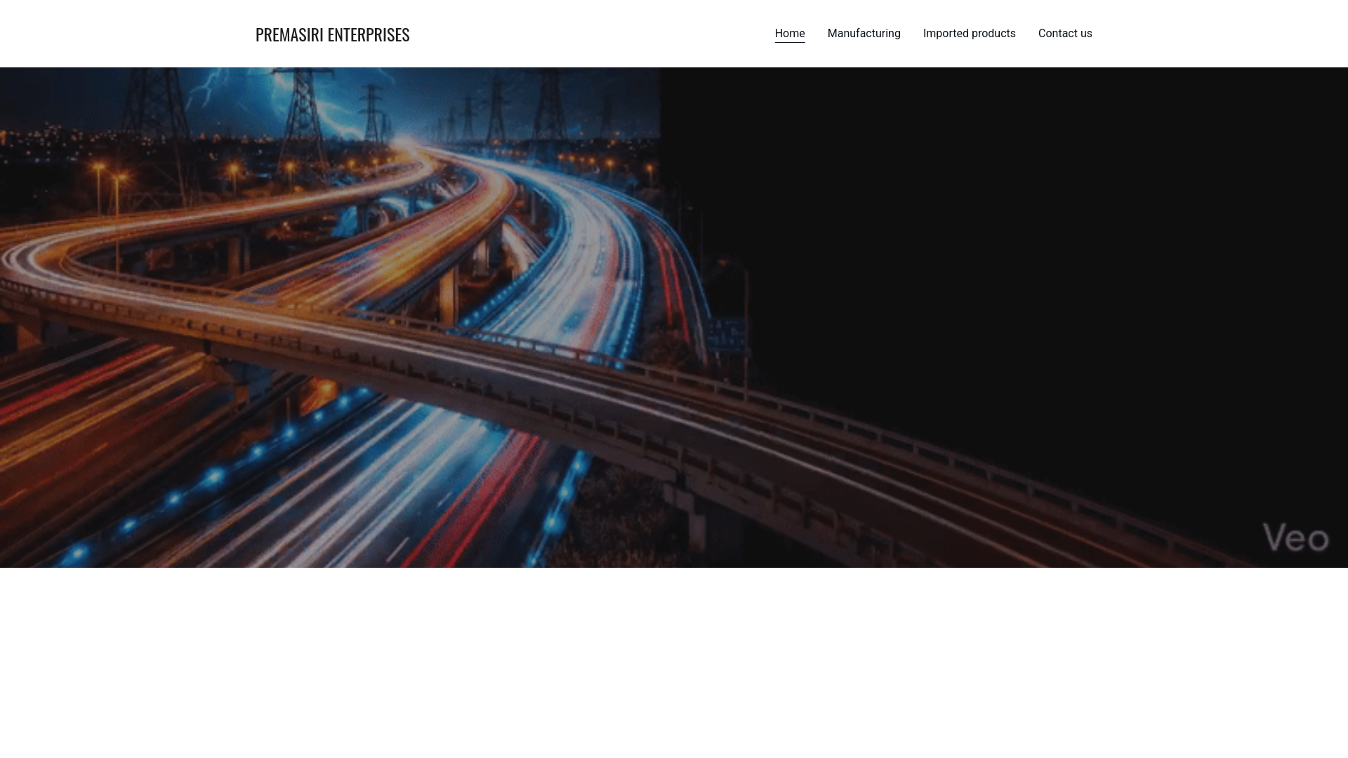 website screenshot of https://premasirienterprises.com