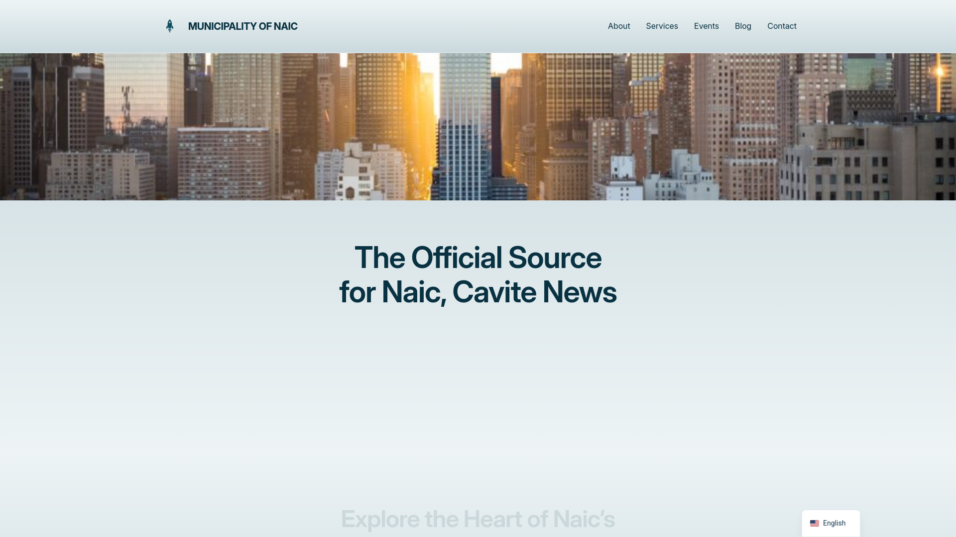 website screenshot of https://naiccavite.com