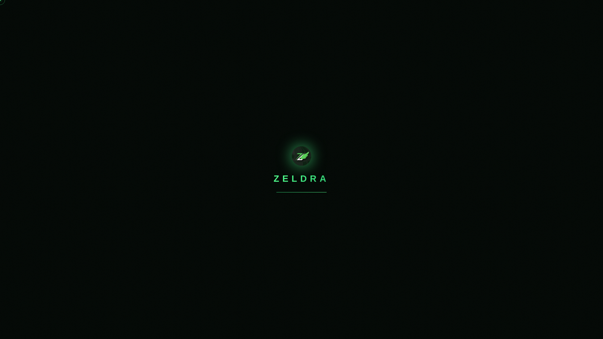 website screenshot of https://zeldra.org/