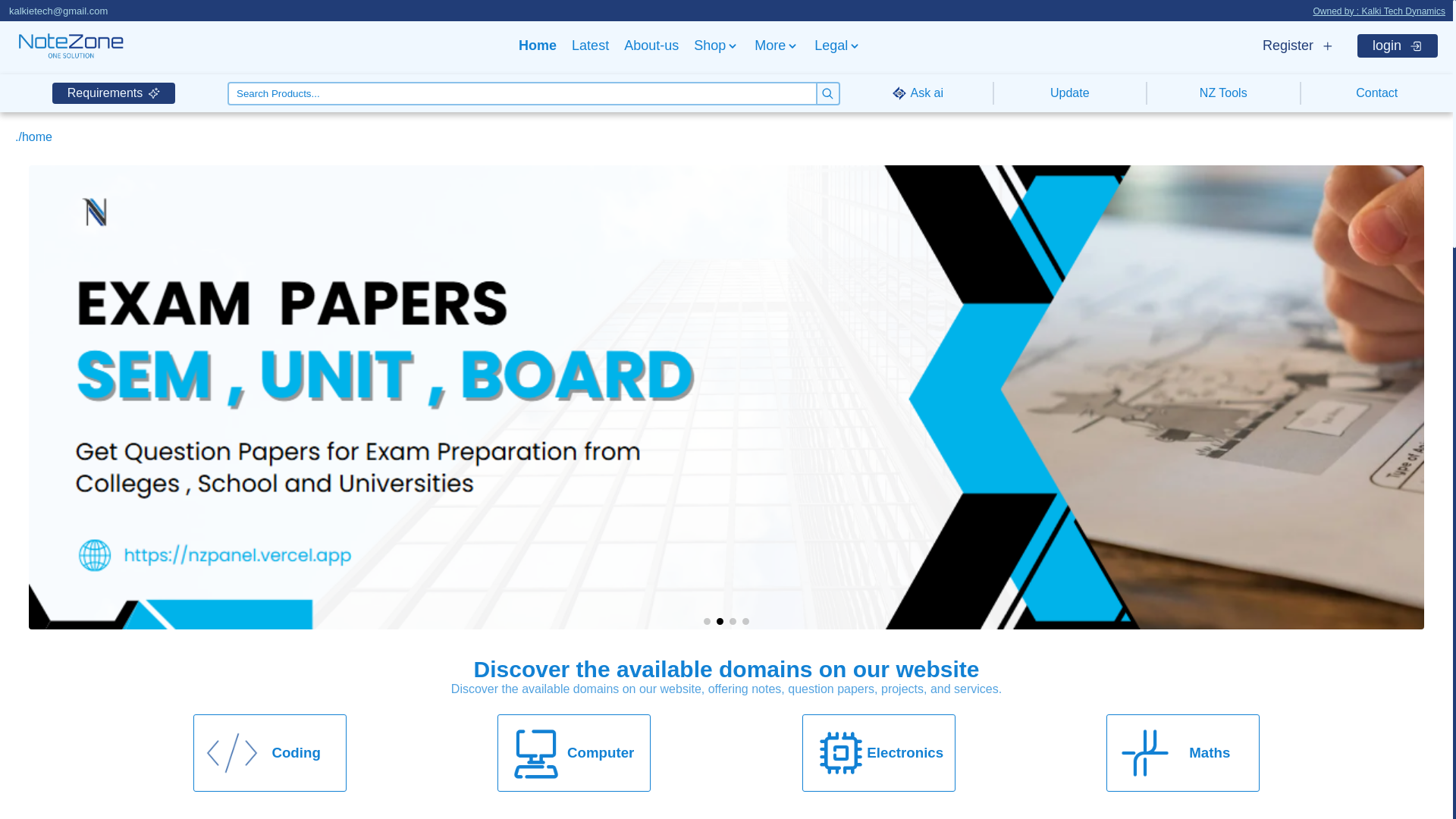 website screenshot of https://notszone.pages.dev/
