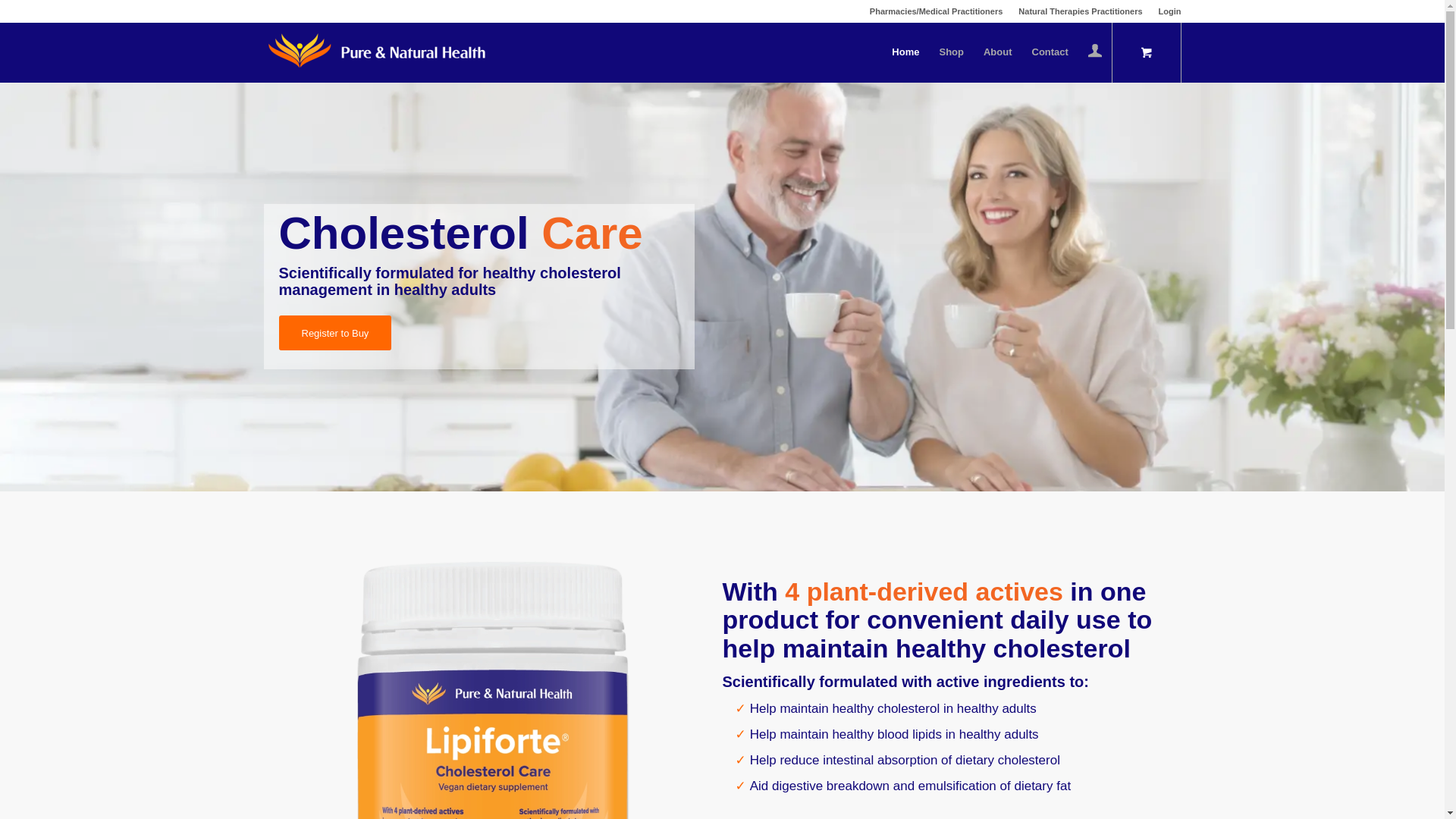 website screenshot of https://lipiforte.au/