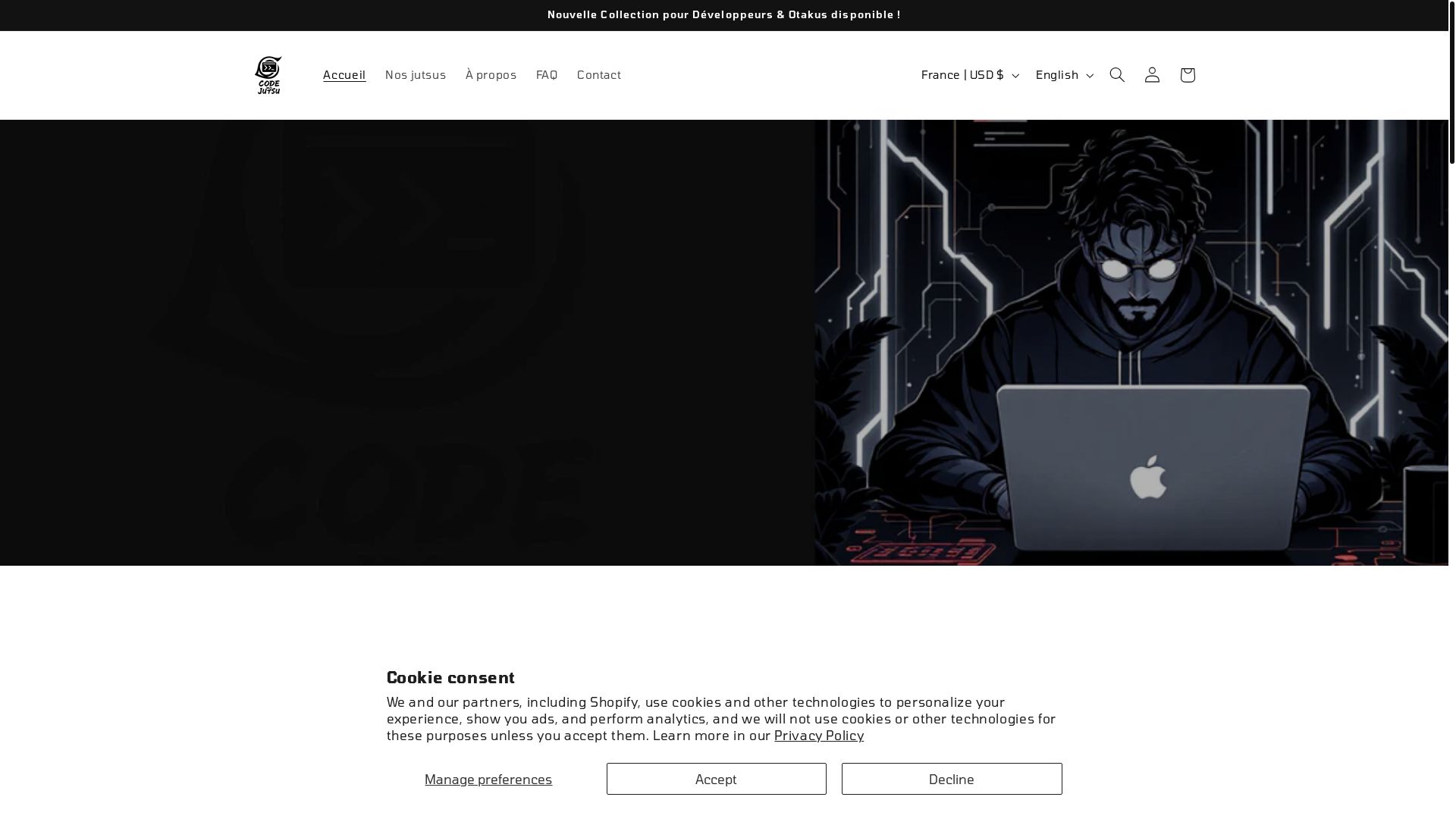 website screenshot of https://codenojutsu.com/