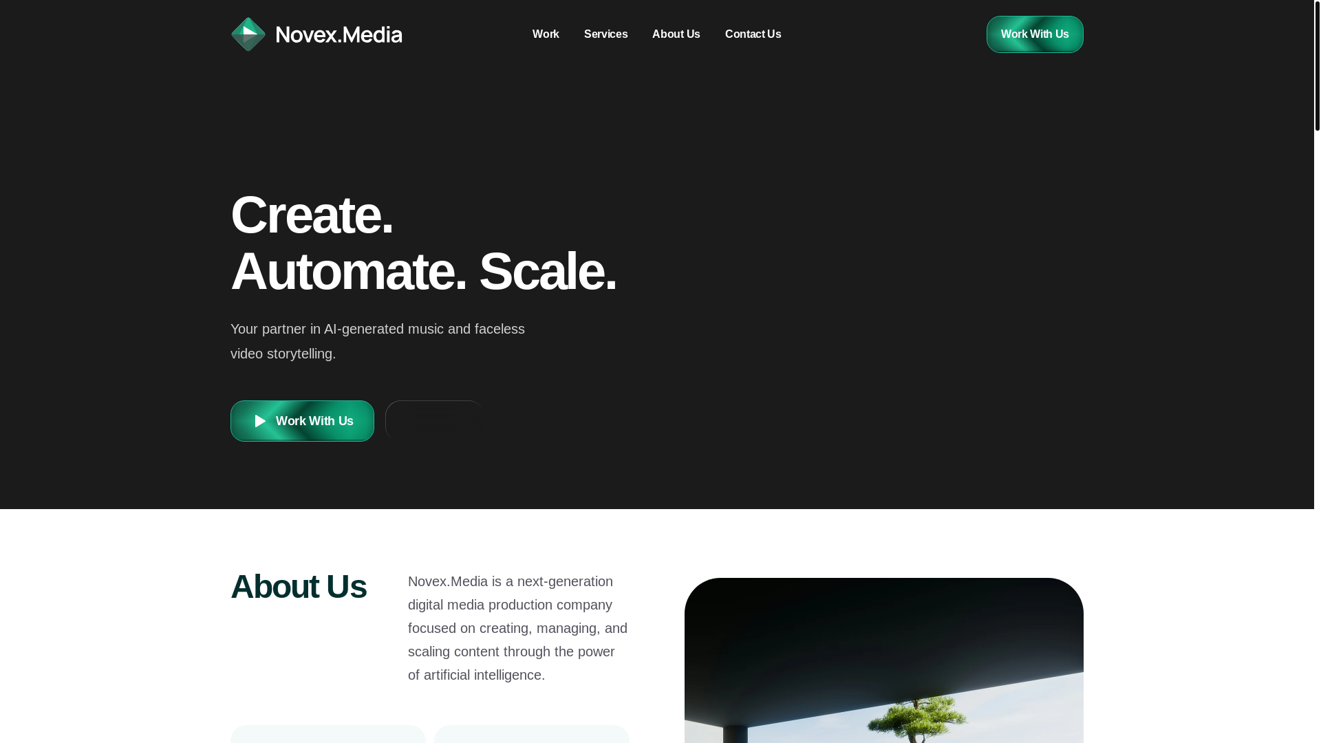 website screenshot of https://novexmedia.pages.dev/