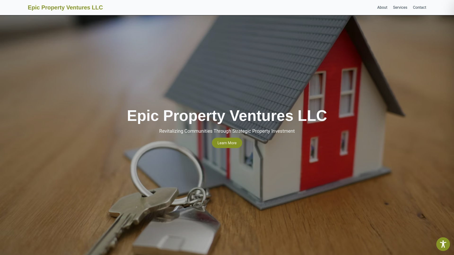 website screenshot of https://epicpropertiesco.com