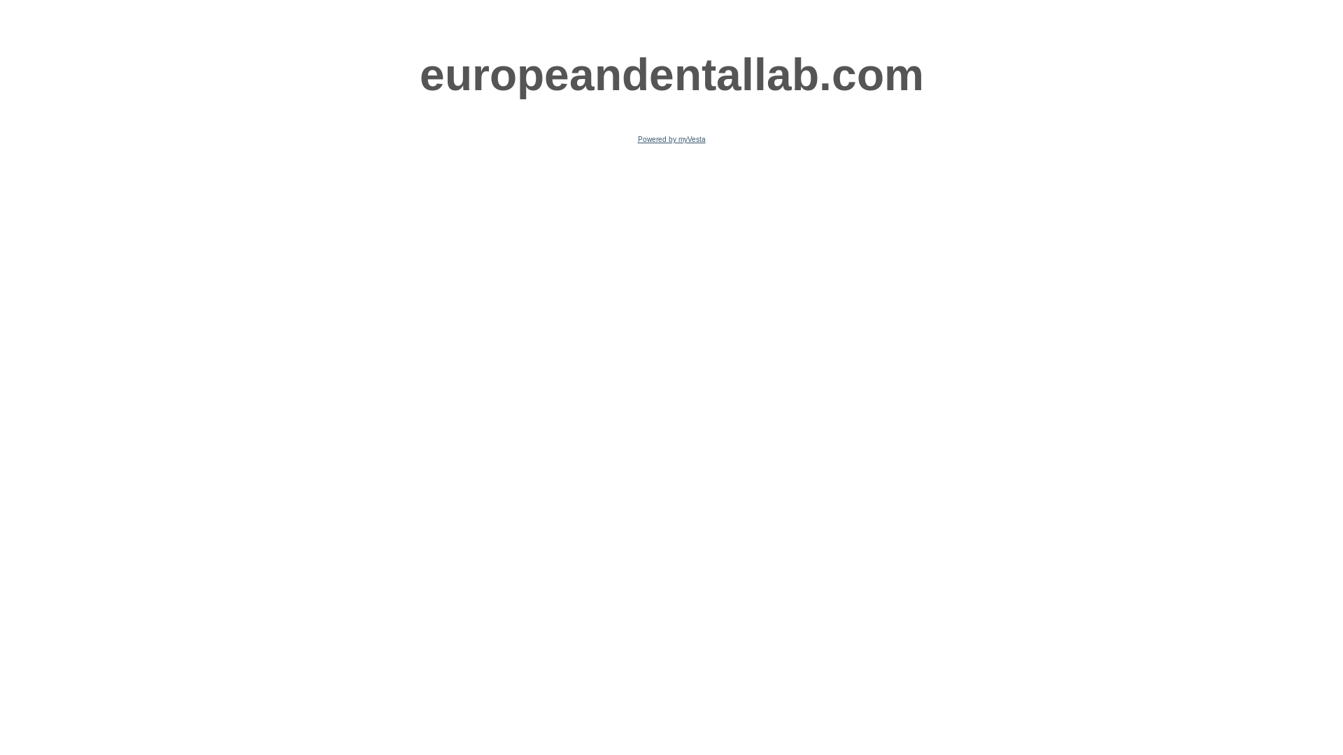 website screenshot of https://europeandentallab.com/