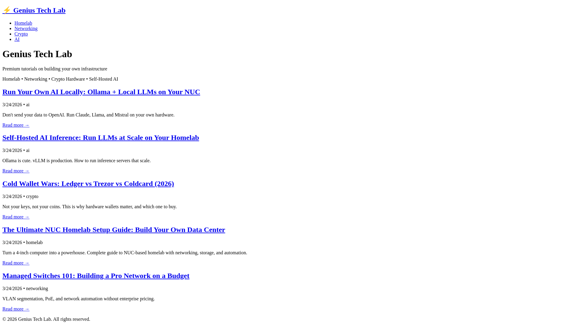 website screenshot of https://geniustechlab.pages.dev/