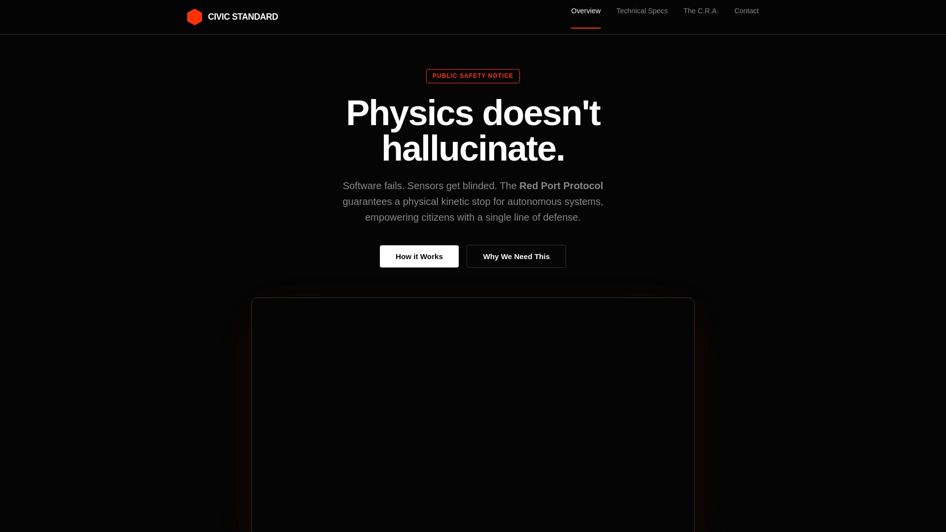 website screenshot of https://civicstandard.org/