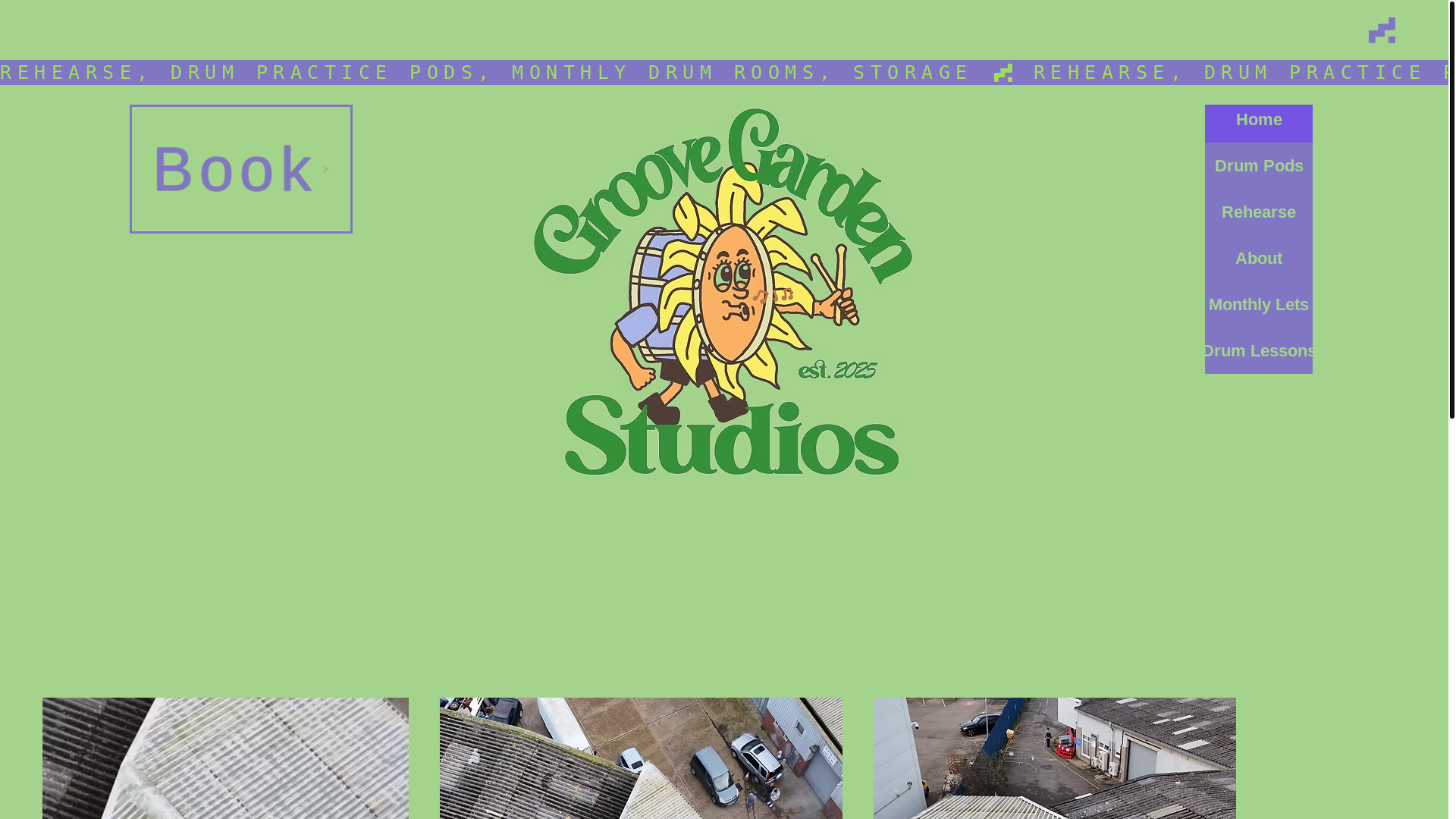website screenshot of https://groovegarden.co.uk/