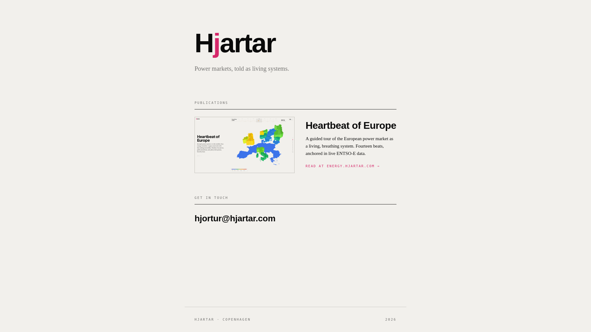 website screenshot of https://hjartar-com.pages.dev/