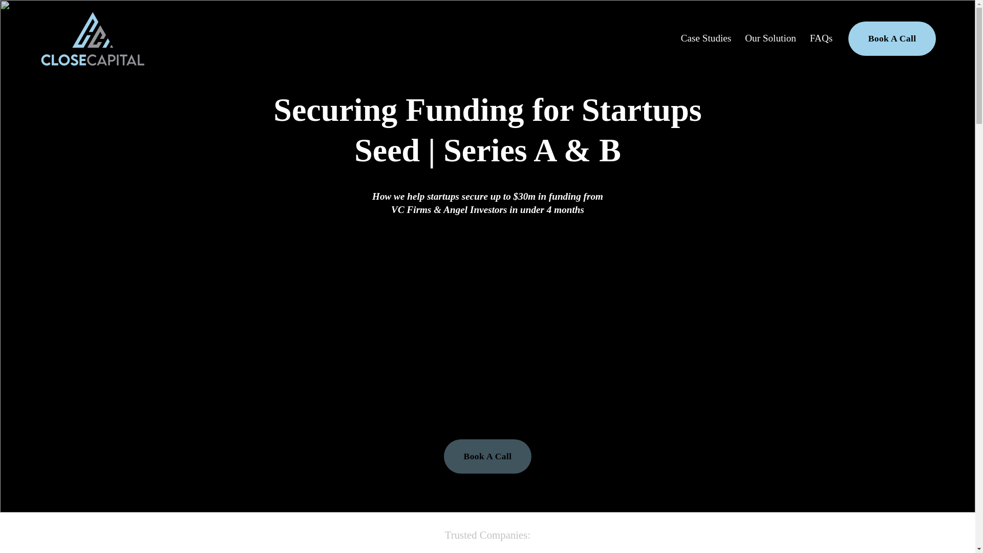 website screenshot of https://closecapital.me/
