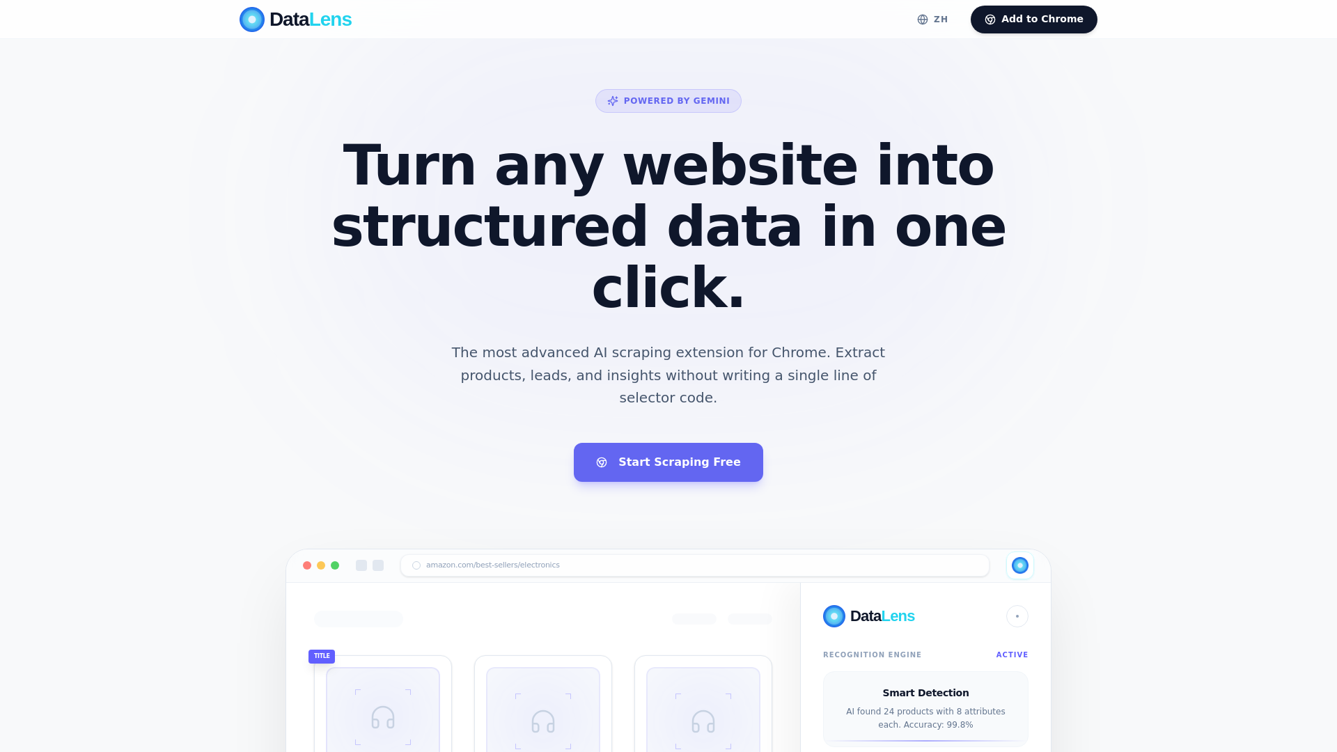 website screenshot of https://datalens.uk/