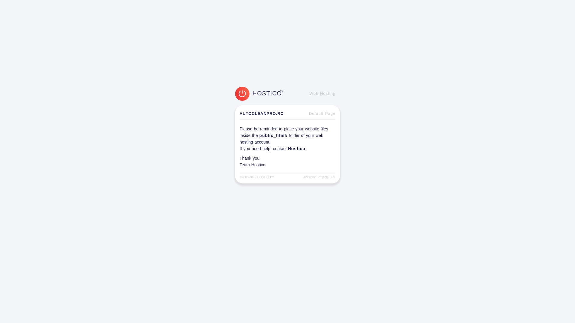 website screenshot of https://autocleanpro.ro/