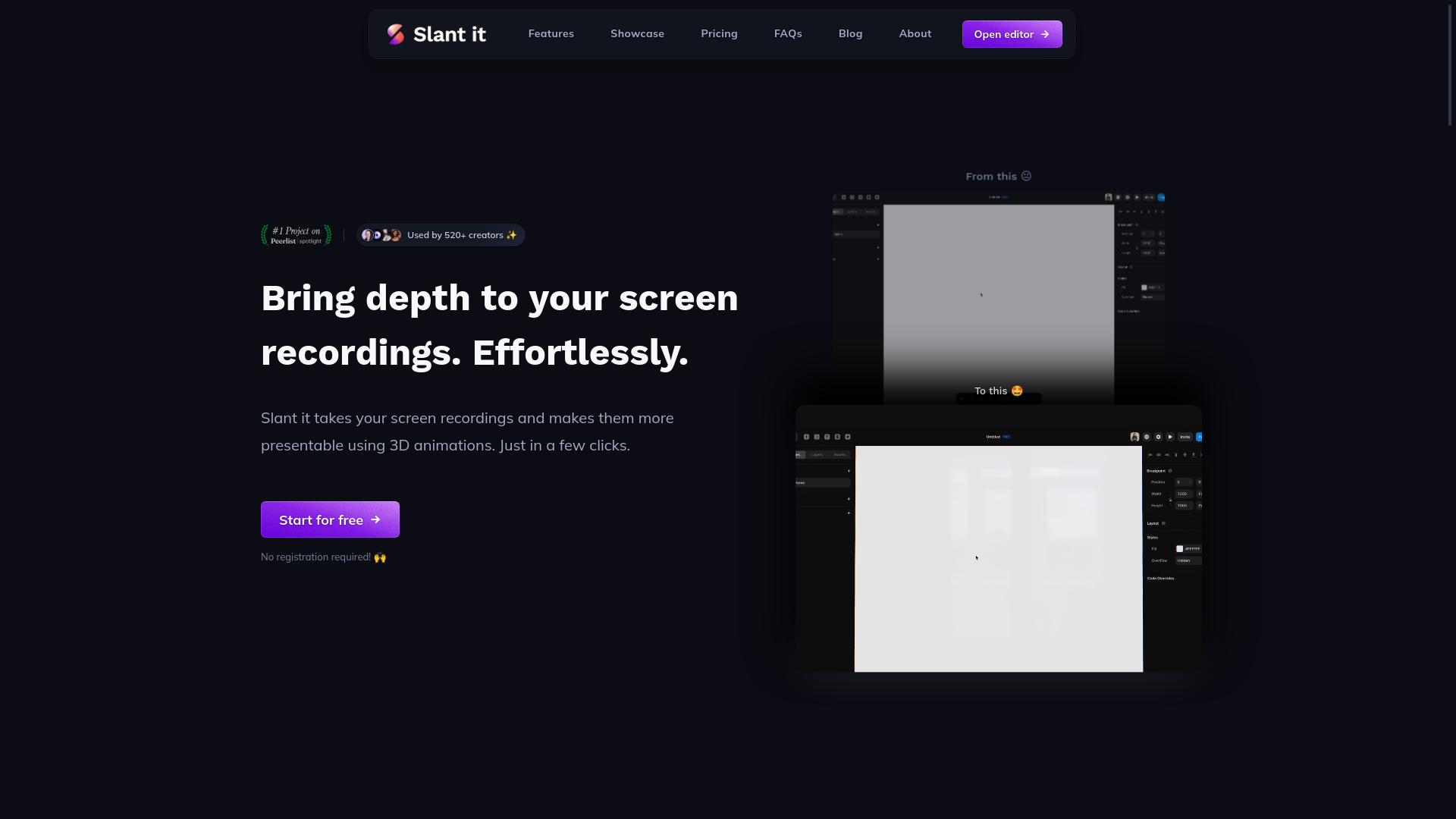 website screenshot of https://slantit.pages.dev/
