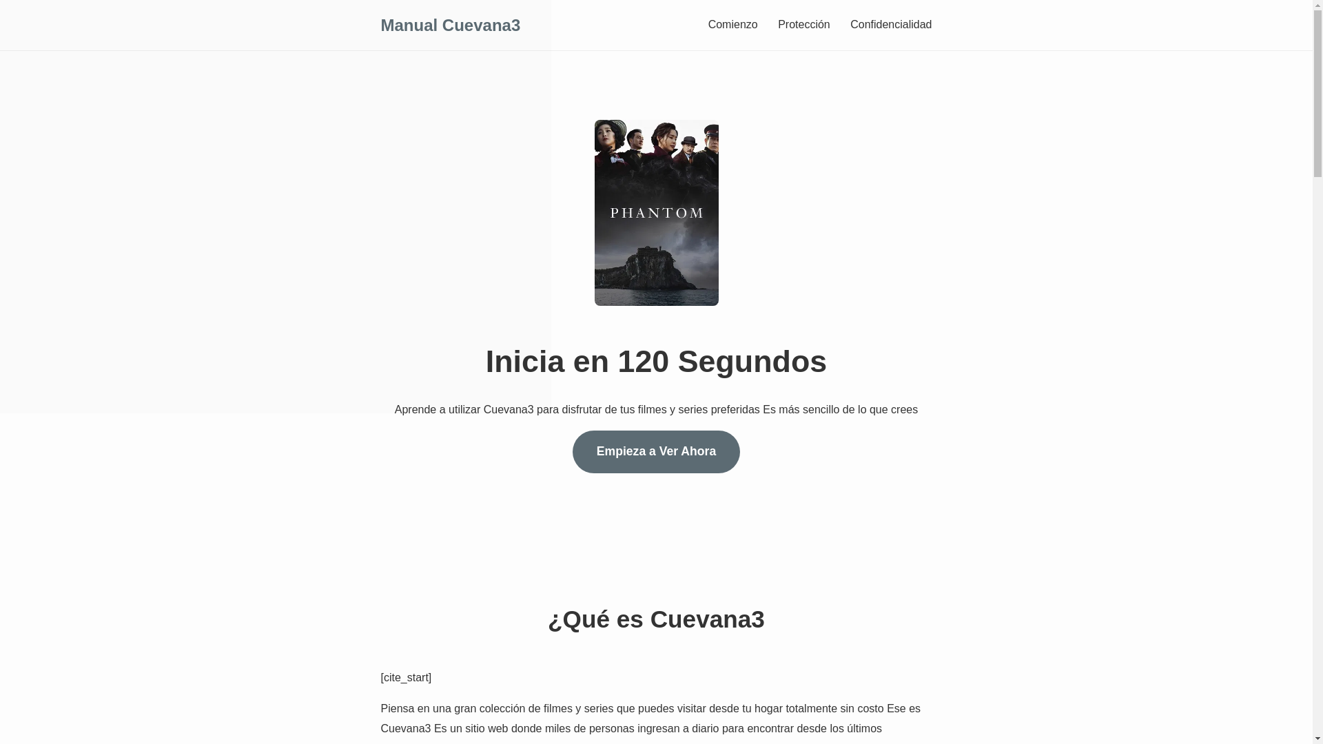website screenshot of https://cuevana3-fv8i.pages.dev/