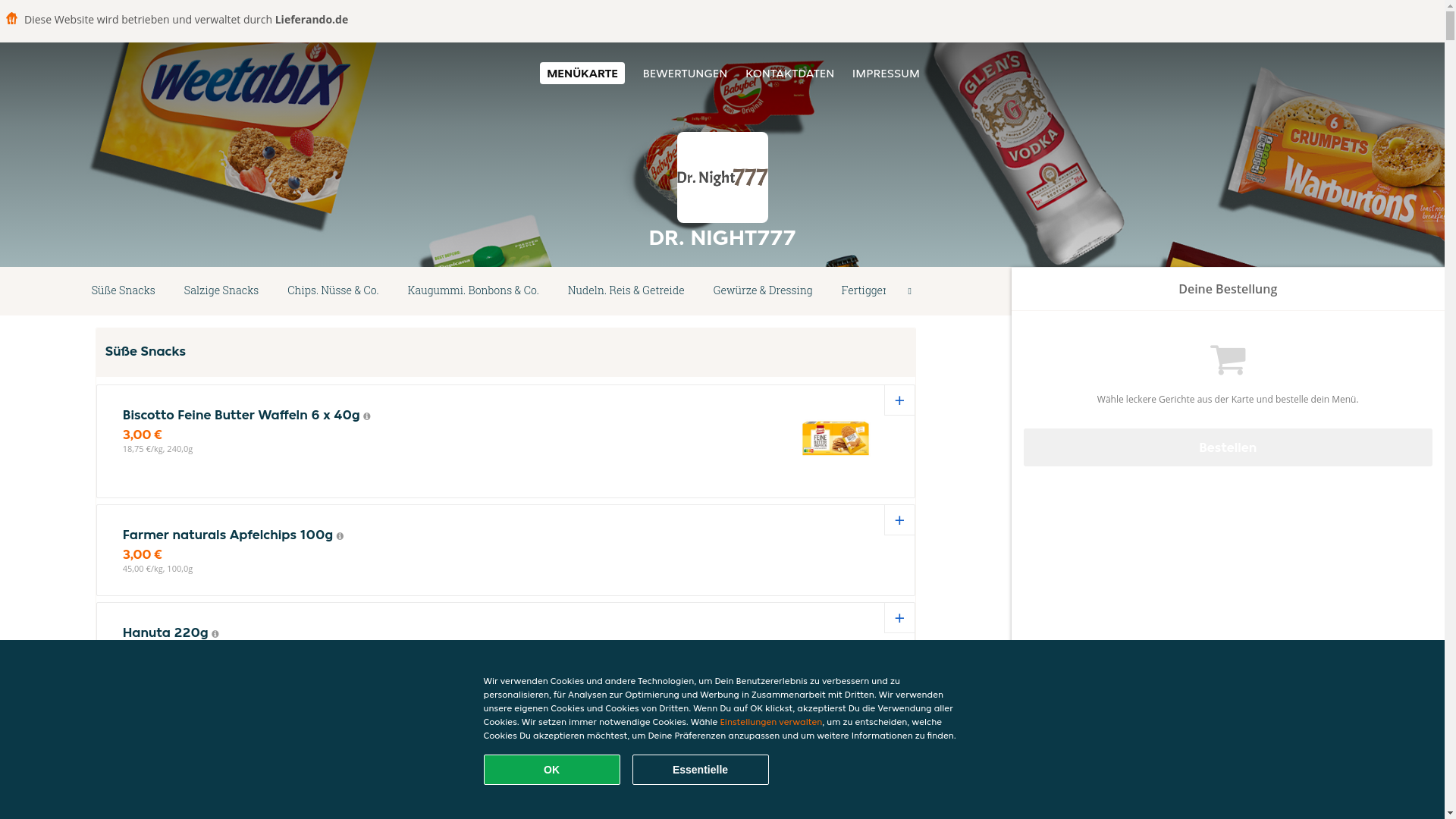 website screenshot of https://drnight777-saarlouis.de/