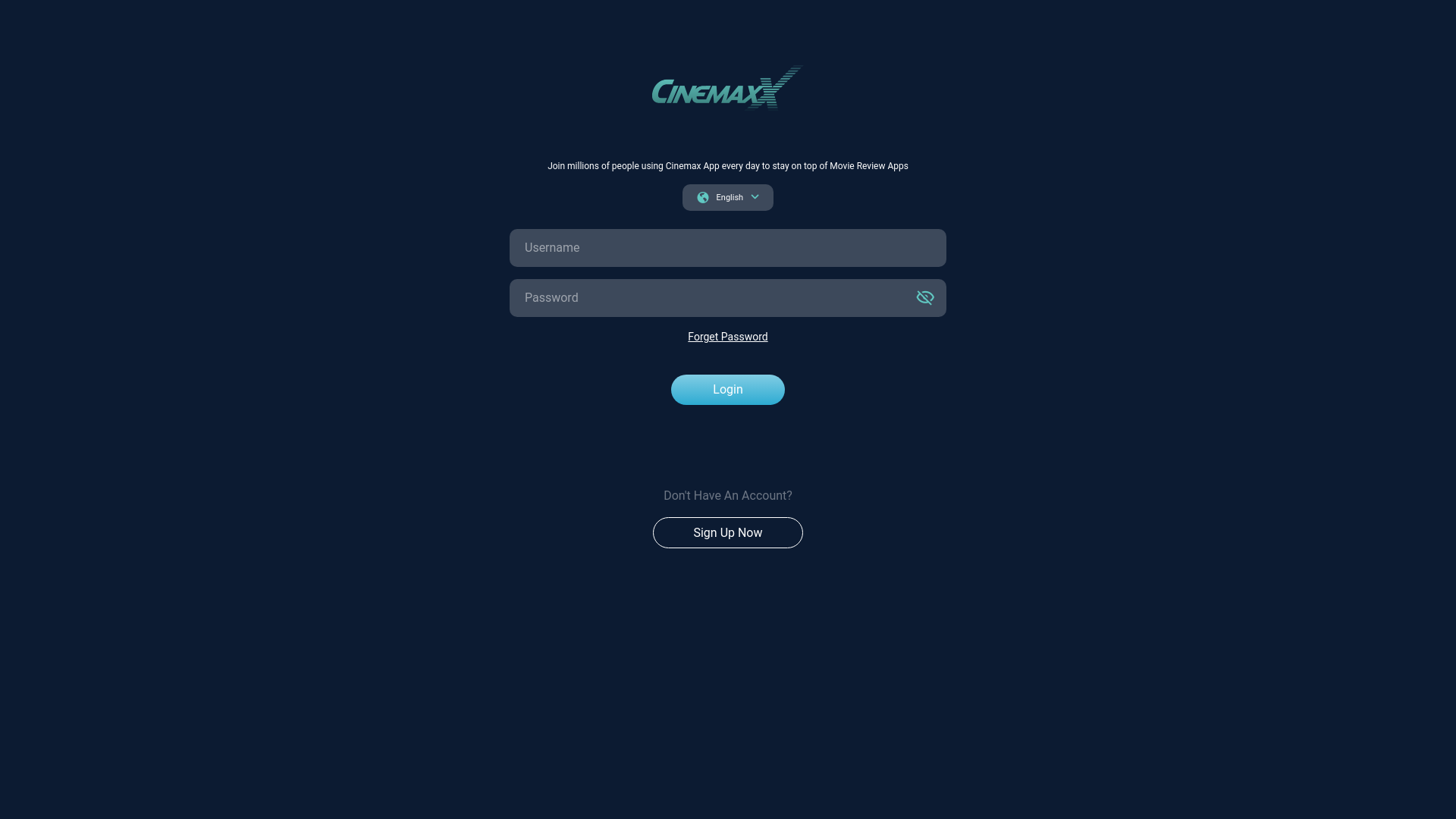 website screenshot of https://cinemaxx.live/