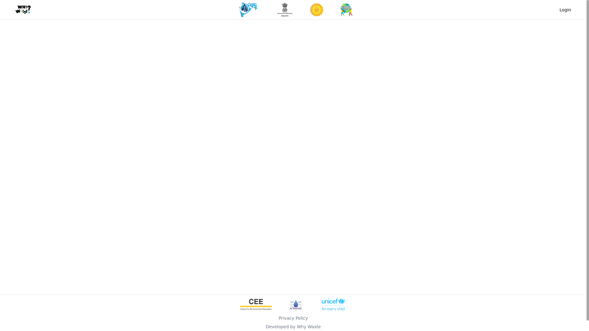 website screenshot of https://whywaste.pages.dev/
