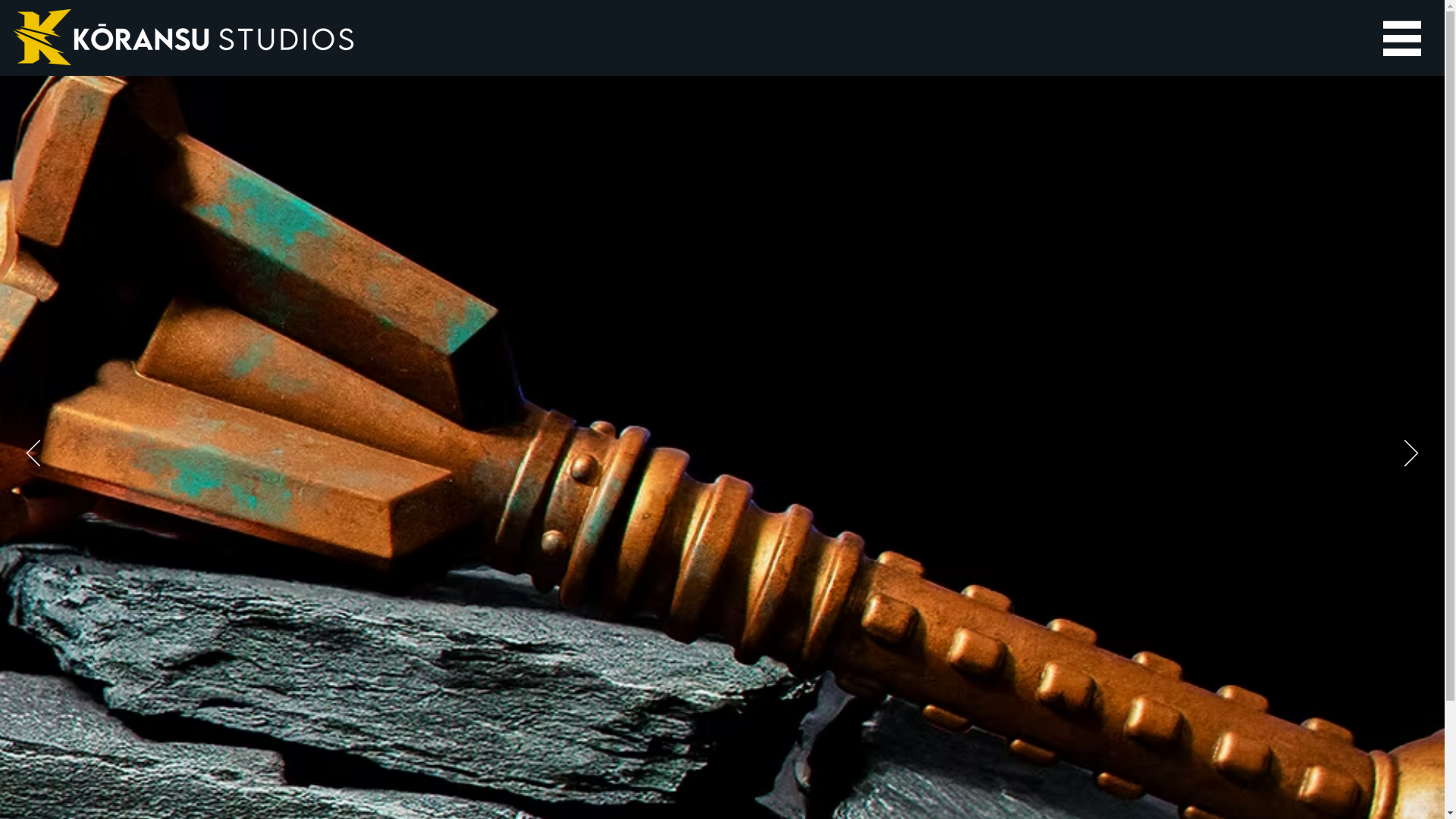 website screenshot of https://koransustudios.com/