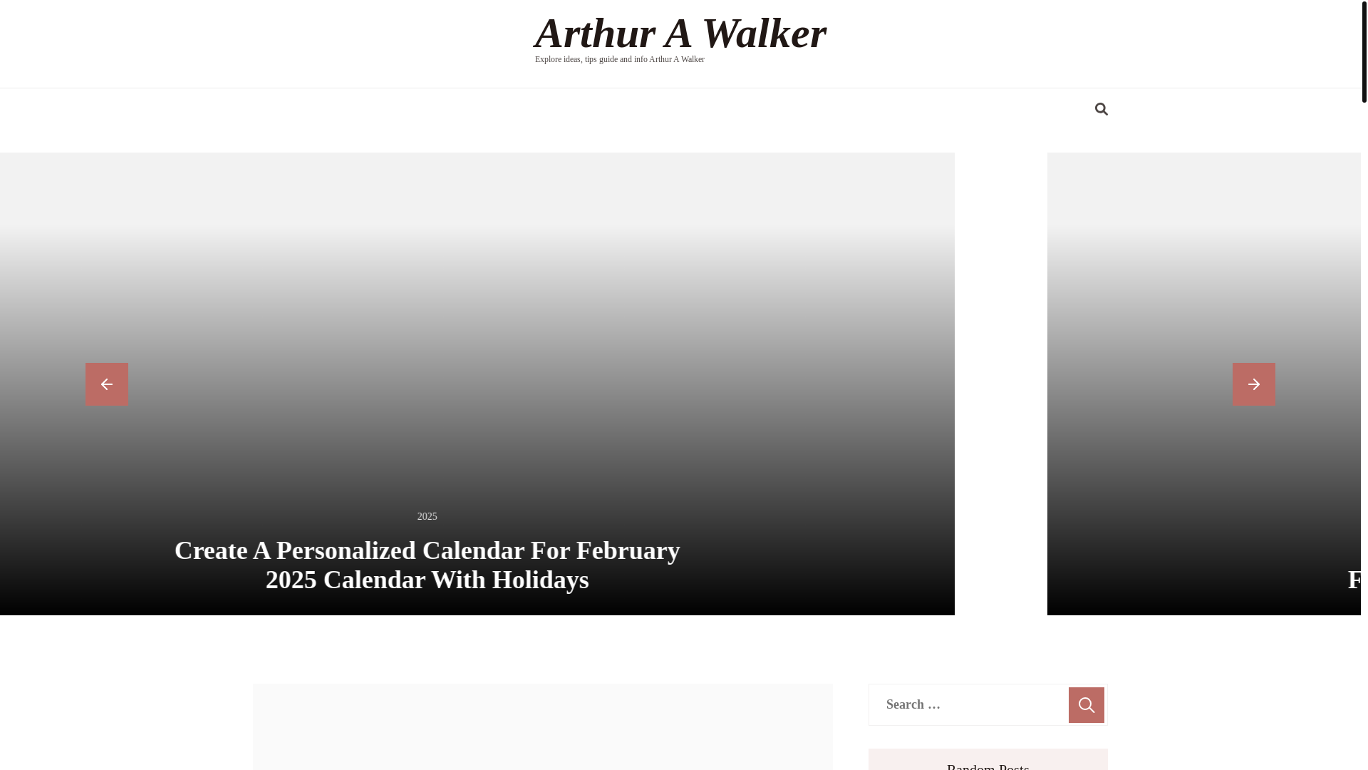 website screenshot of https://arthurawalkers.pages.dev/