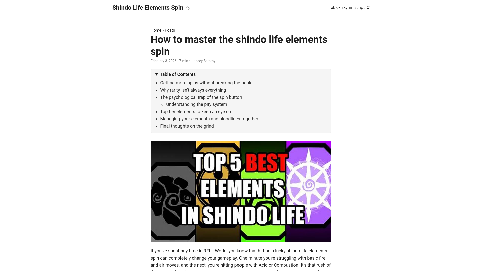 website screenshot of https://shindo-life-elements-spin.pages.dev/