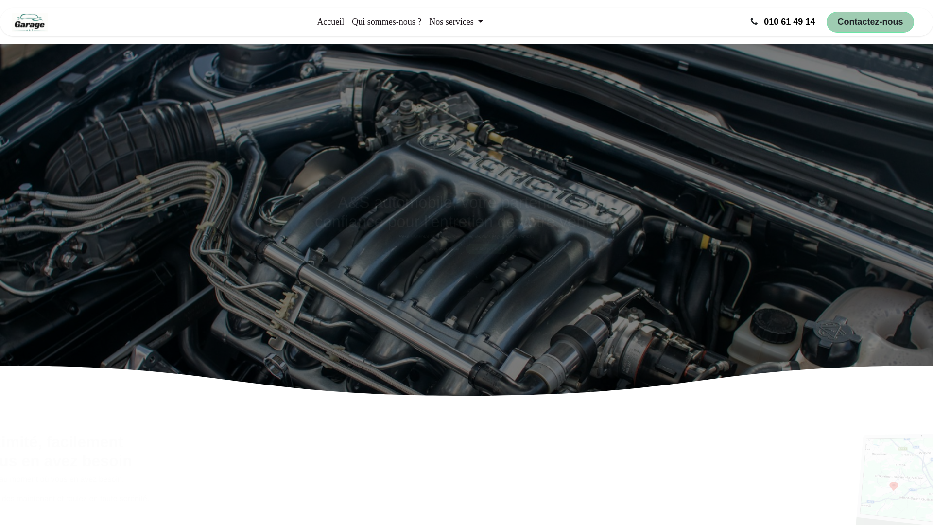 website screenshot of https://as-automobile.be/