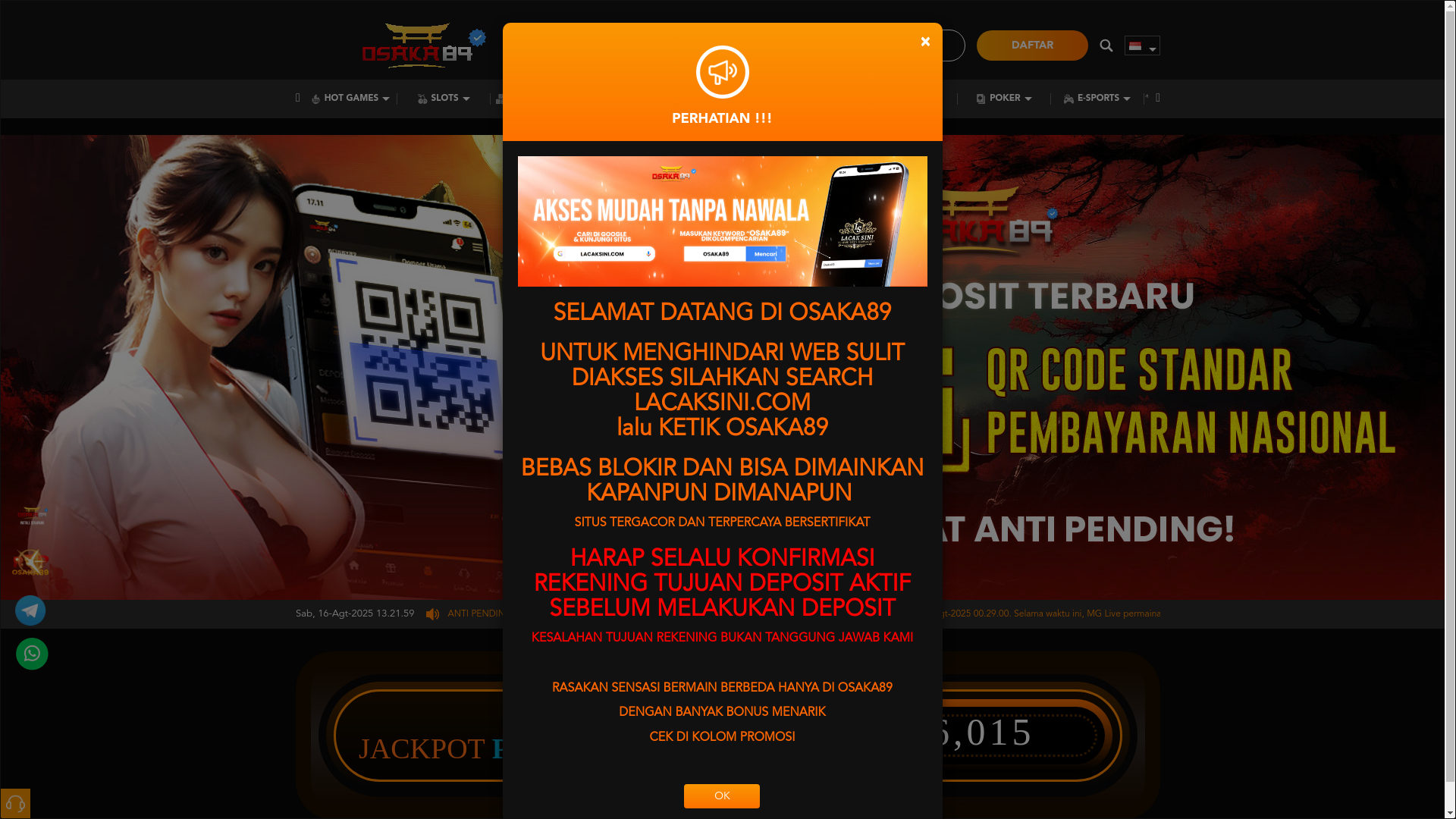 website screenshot of https://serverjp38.xyz/