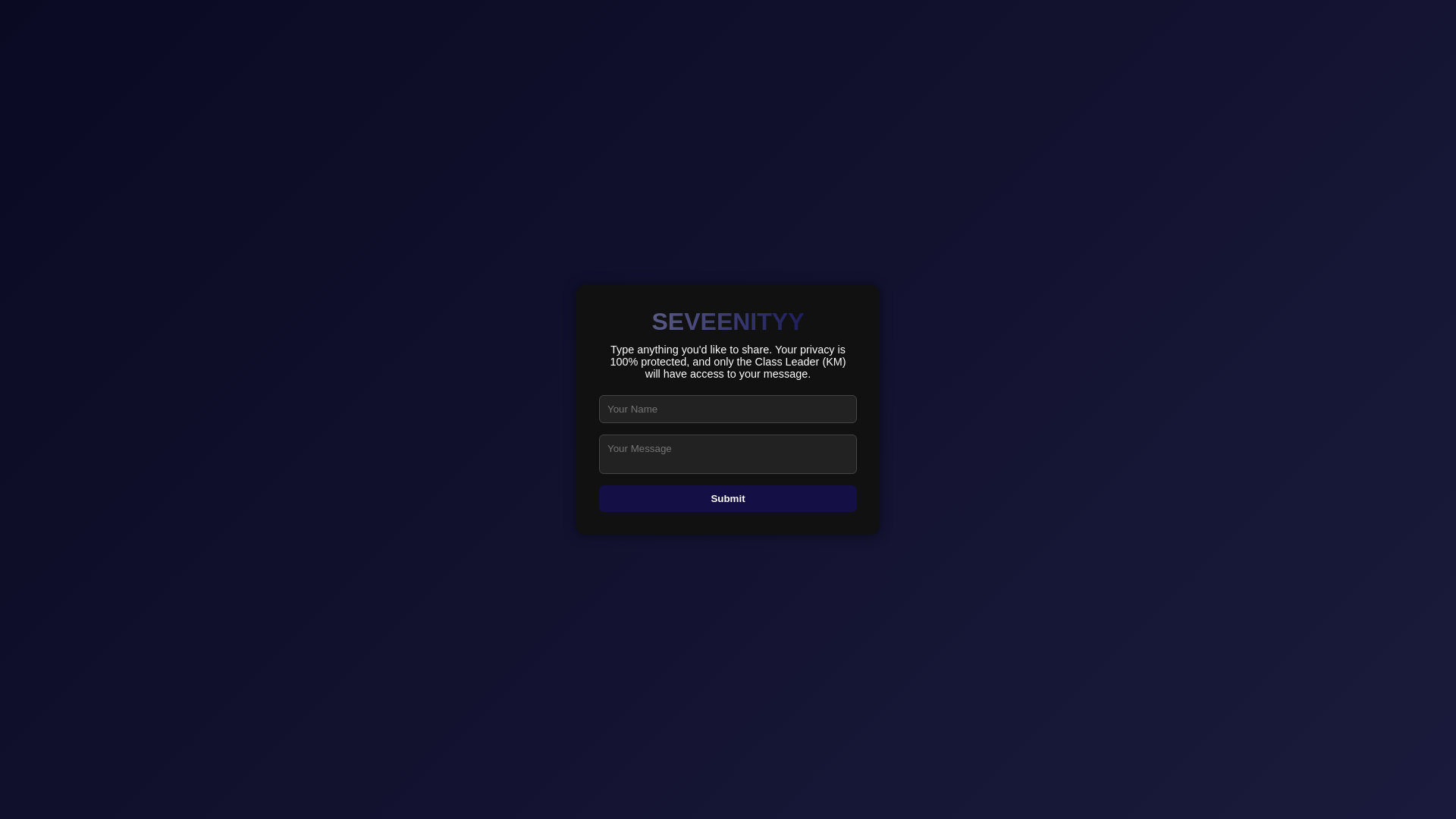 website screenshot of https://seveenityy.pages.dev/