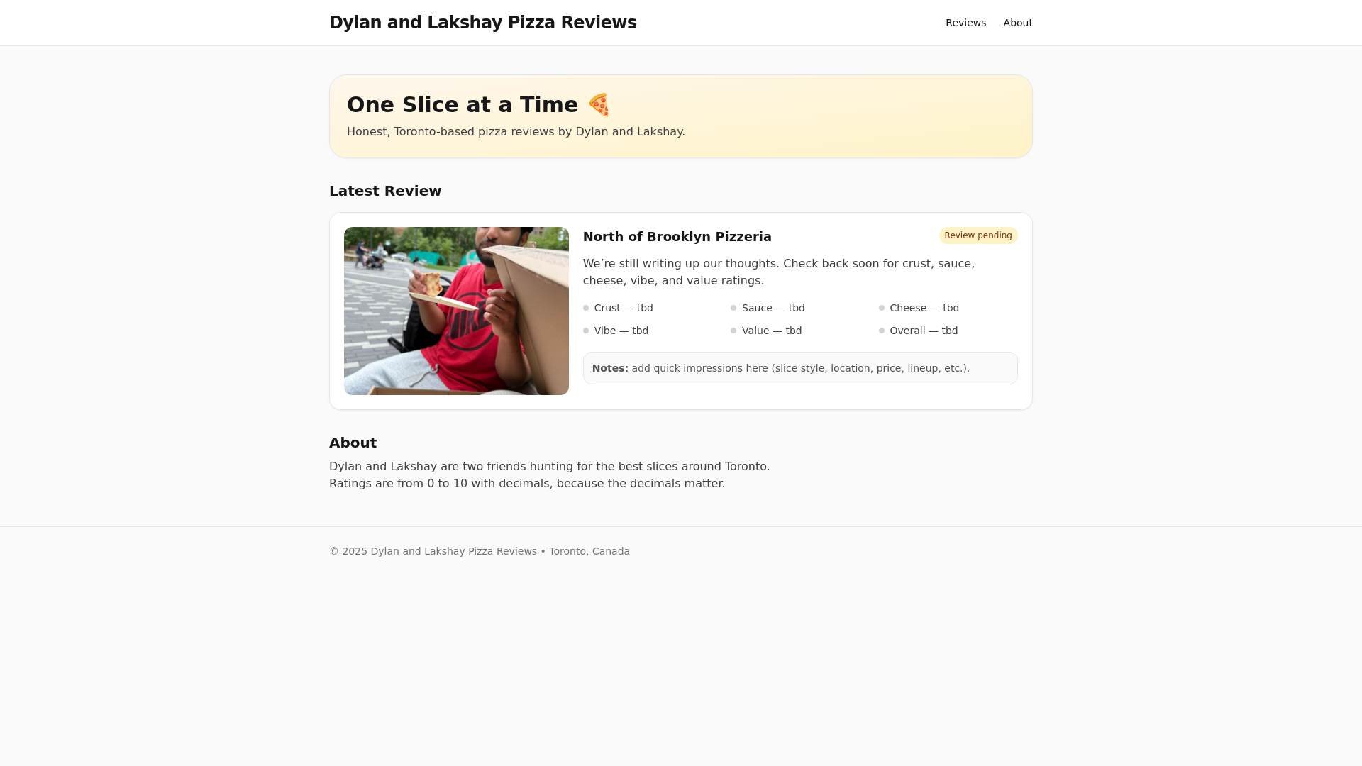 website screenshot of https://dylanandlakshay.ca/